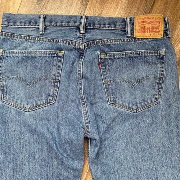 Levi’s 505 Men’s Jeans 38" Blue Straight Leg Classic Fit Cotton Denim - Picture 12 of 12